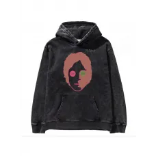 Vintage Beatles Lennon Grafikli Hoodie 