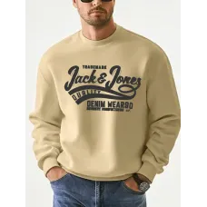Jack & Jones Grafik Baskılı Yuvarlak Yaka Sweatshirt