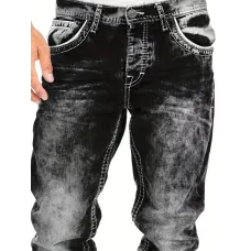 Erkek Günlük Skinny Jeans, Şık Sokak Stili