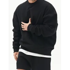 Trendy Solid Sweatshirt