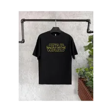 Star Wars Baskılı Çocuk T-Shirt - Siyah